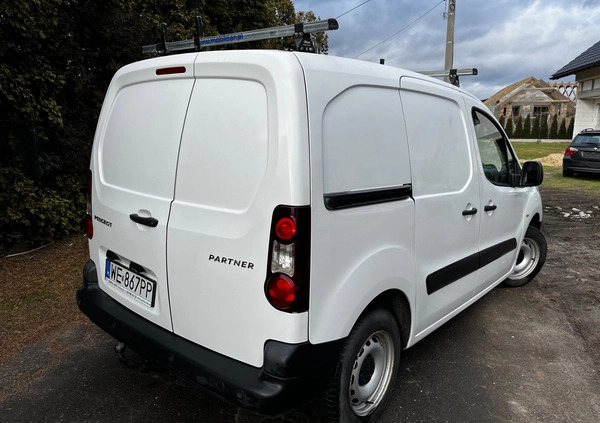 Peugeot Partner cena 35999 przebieg: 208000, rok produkcji 2017 z Orzesze małe 191